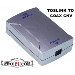 TOSLINK TO COAX CNV Pro.fi.con audio converter OPTIC 2 SPDIF υψηλής ποιότητας μετατροπέας ψηφιακού ακουστικού σήματος